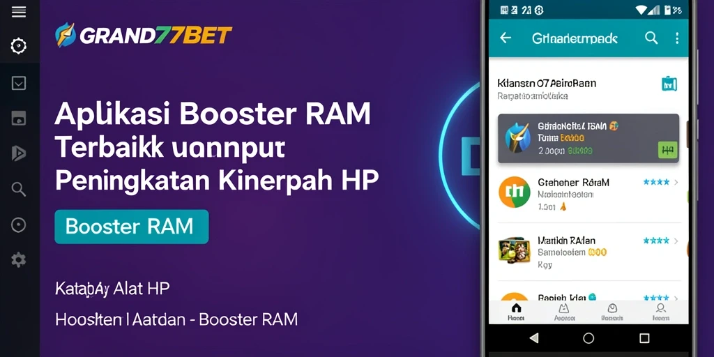 Tampilan antarmuka GRAND77BET yang sederhana dan menarik.