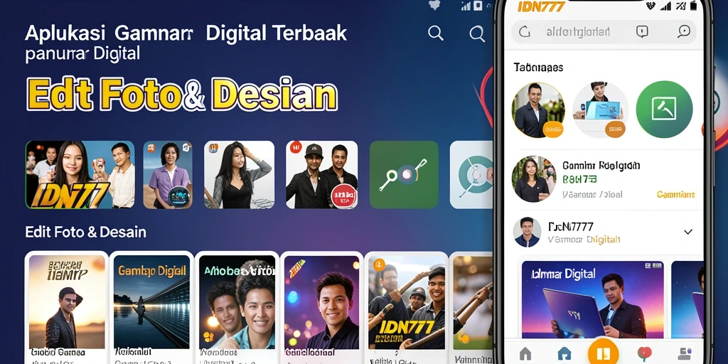 Tampilan antarmuka IDN777 yang menarik dan fungsional.