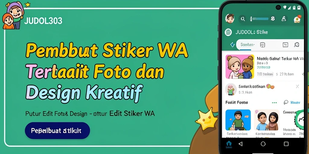 Tampilan antarmuka JUDOL303 yang menarik untuk Pembuat Stiker WA.