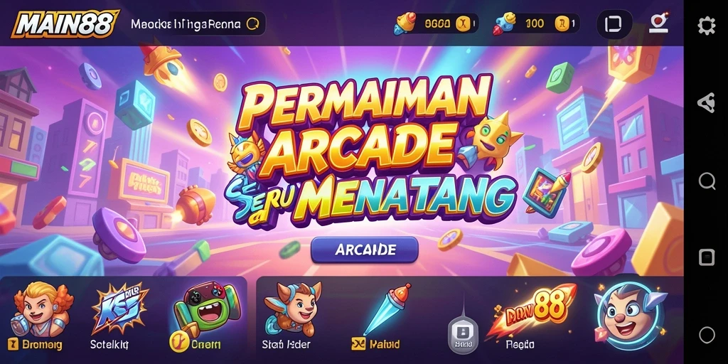 Tampilan antarmuka permainan MAIN88 yang menarik dan interaktif.