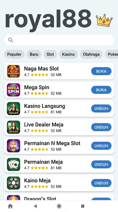 royal88 — Indeks Aplikasi Populer & Kanal Uji Indonesia